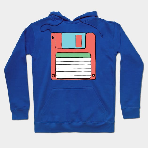 Diskette Hoodie by Gustavo Alvaro